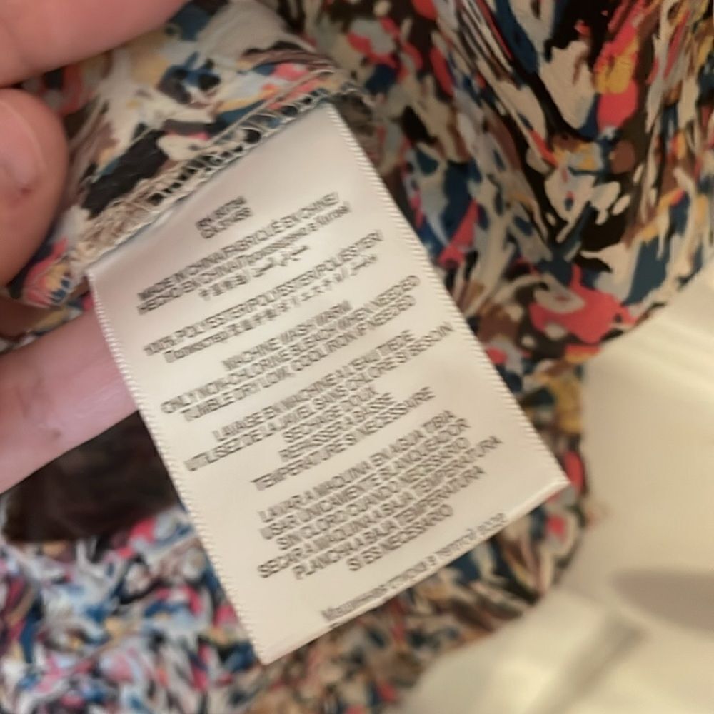 BCBGeneration Mini Dress Multicolored open back pockets size 6 EUC - Picture 11 of 11